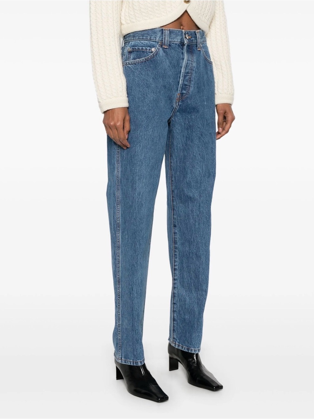 Khaite high rise tapered jeans - Picture 5 of 6